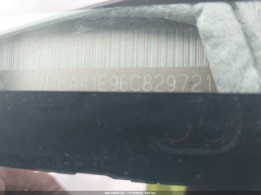 2006 Nissan Maxima 3.5 Se VIN: 1N4BA41E96C829721 Lot: 43655122