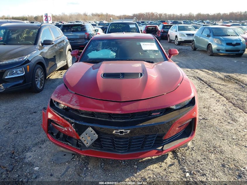 2019 Chevrolet Camaro 2Ss VIN: 1G1FH1R70K0138206 Lot: 43655183