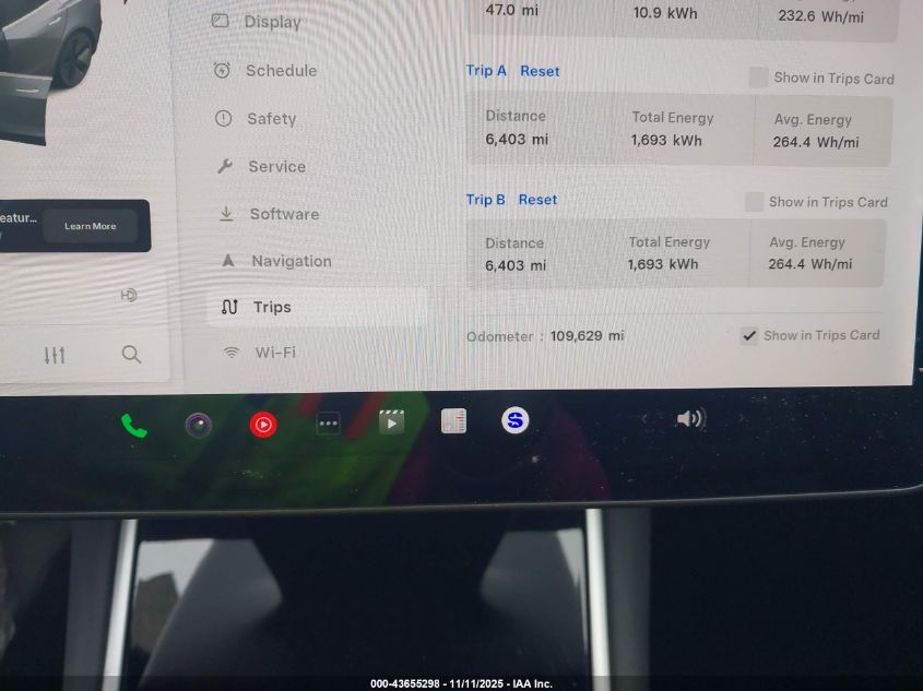 2018 Tesla Model 3 Long Range/Performance VIN: 5YJ3E1EB9JF103709 Lot: 43655298