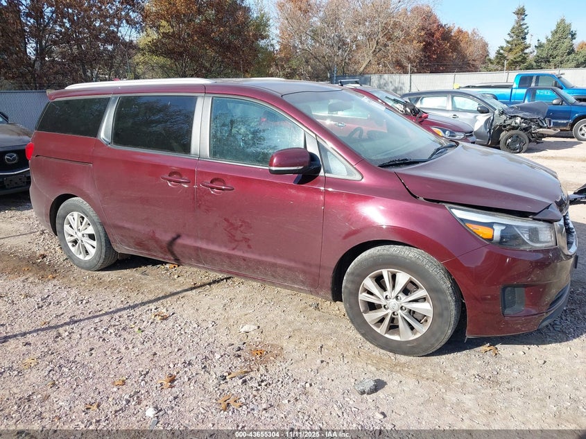 2017 Kia Sedona Lx VIN: KNDMB5C1XH6324210 Lot: 43655304