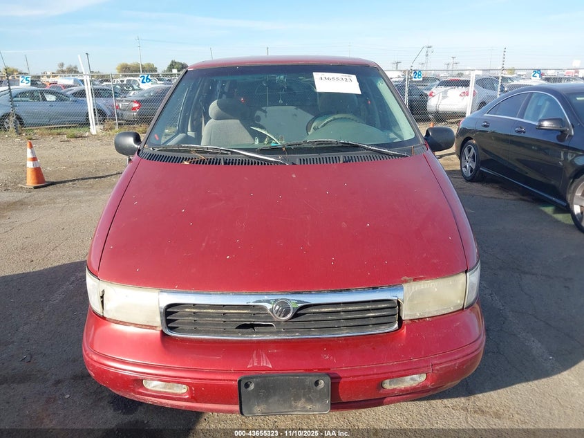 1997 Mercury Villager Gs/Ls/Nautica VIN: 4M2DV1114VDJ29529 Lot: 43655323