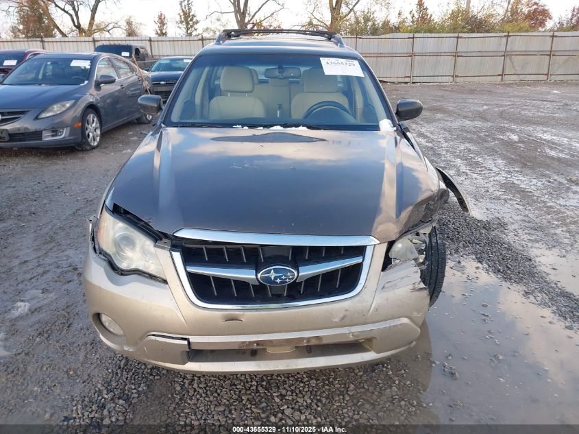 2008 Subaru Outback 2.5I/2.5I L.l. Bean Edition VIN: 4S4BP61C087348945 Lot: 43655329