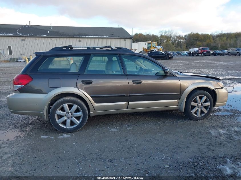2008 Subaru Outback 2.5I/2.5I L.l. Bean Edition VIN: 4S4BP61C087348945 Lot: 43655329