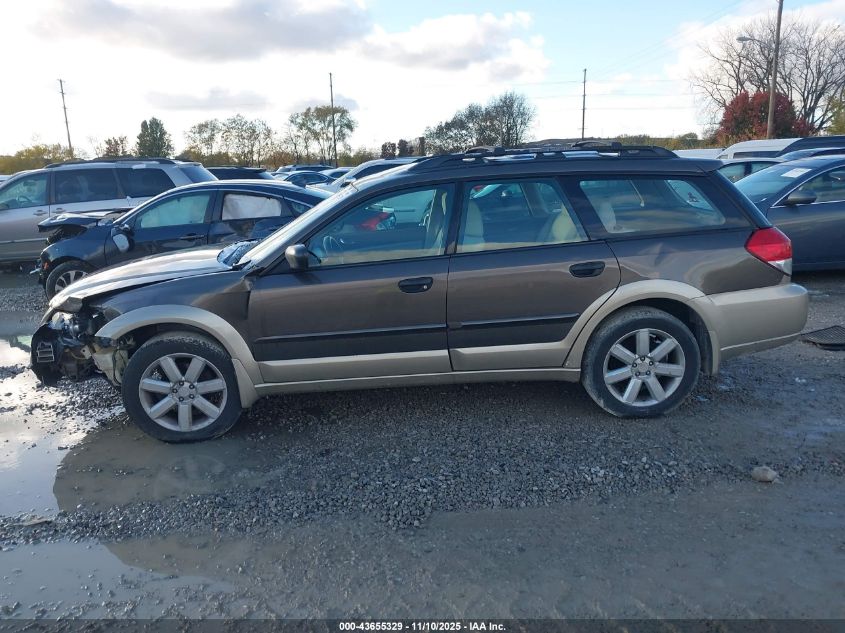 2008 Subaru Outback 2.5I/2.5I L.l. Bean Edition VIN: 4S4BP61C087348945 Lot: 43655329