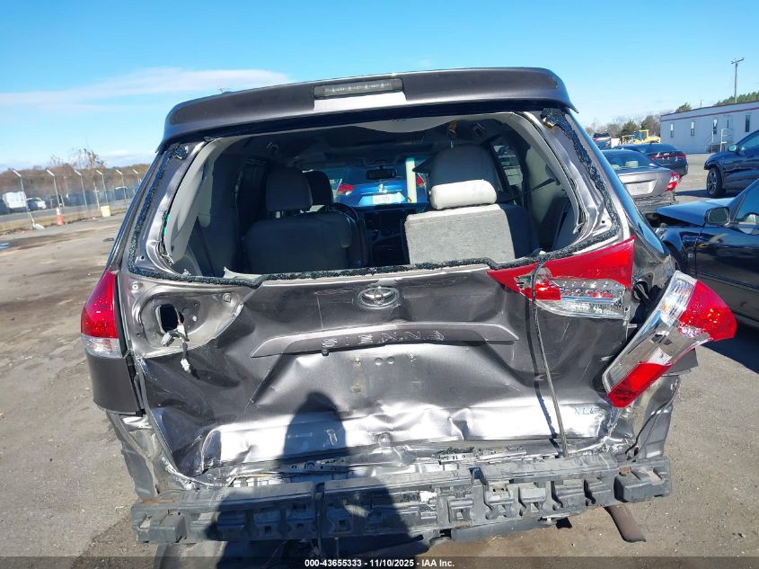 2011 Toyota Sienna Xle/Limited VIN: 5TDYK3DC1BS010636 Lot: 43655333