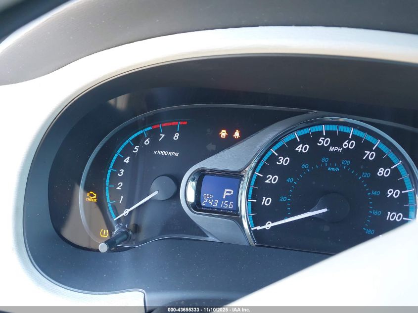 2011 Toyota Sienna Xle/Limited VIN: 5TDYK3DC1BS010636 Lot: 43655333