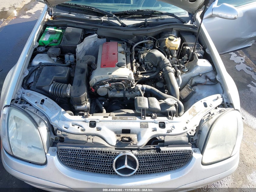 2002 Mercedes-Benz Slk 230 Kompressor VIN: WDBKK49F72F269824 Lot: 43655365