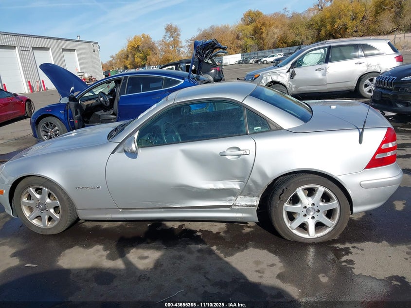 2002 Mercedes-Benz Slk 230 Kompressor VIN: WDBKK49F72F269824 Lot: 43655365