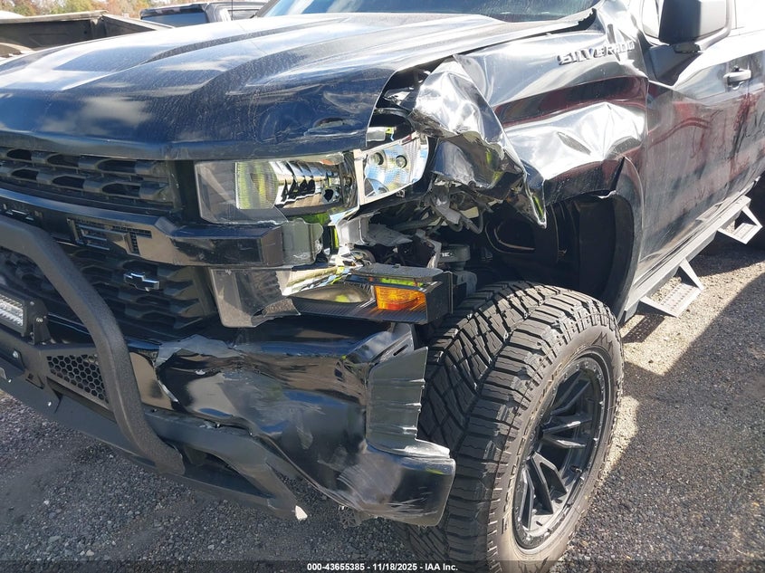 2021 Chevrolet Silverado 1500 2Wd Short Bed Custom VIN: 1GCPWBEKXMZ416920 Lot: 43655385