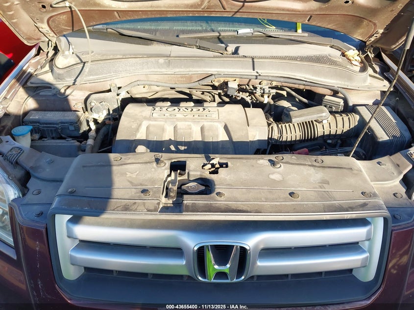 2007 Honda Pilot Ex-L VIN: 2HKYF18567H533068 Lot: 43655400