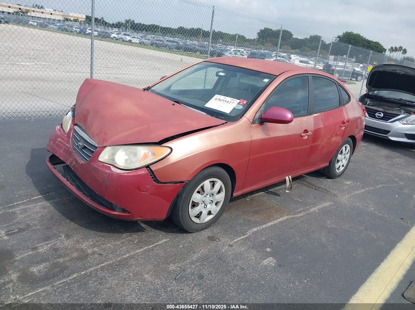 KMHDU46D69U644725 2009 HYUNDAI ELANTRA photo no. 2