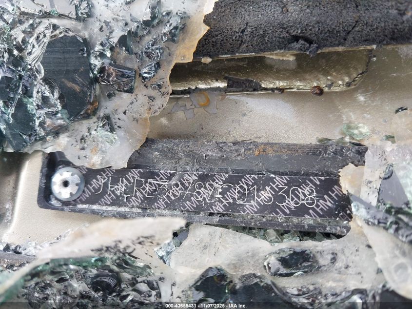 2007 Honda Cr-V Ex-L VIN: JHLRE38787C016308 Lot: 43655431