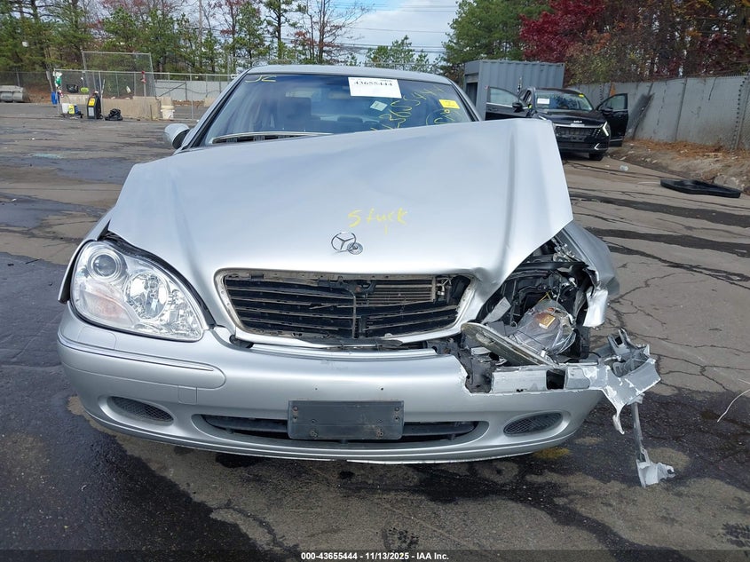 2002 Mercedes-Benz S 430 VIN: WDBNG70J52A237503 Lot: 43655444