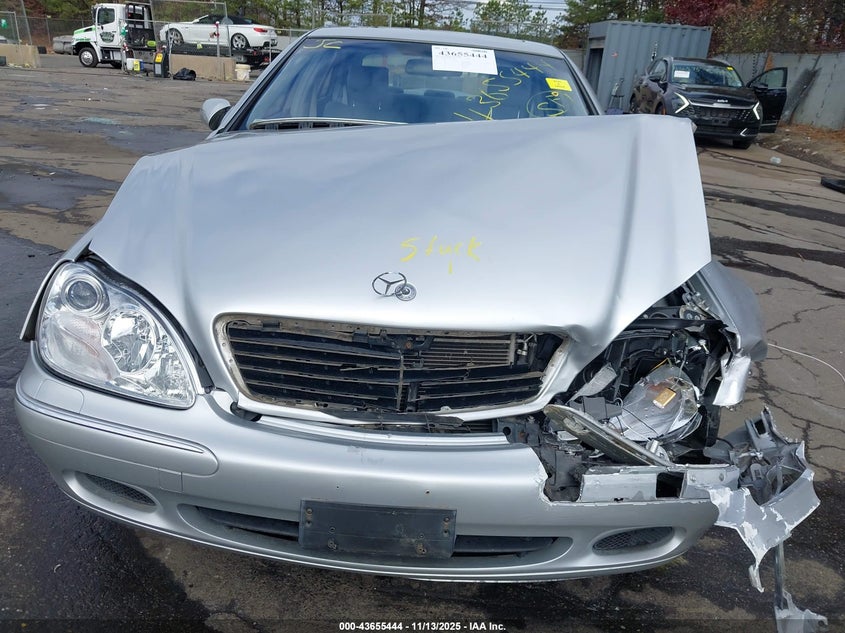 2002 Mercedes-Benz S 430 VIN: WDBNG70J52A237503 Lot: 43655444