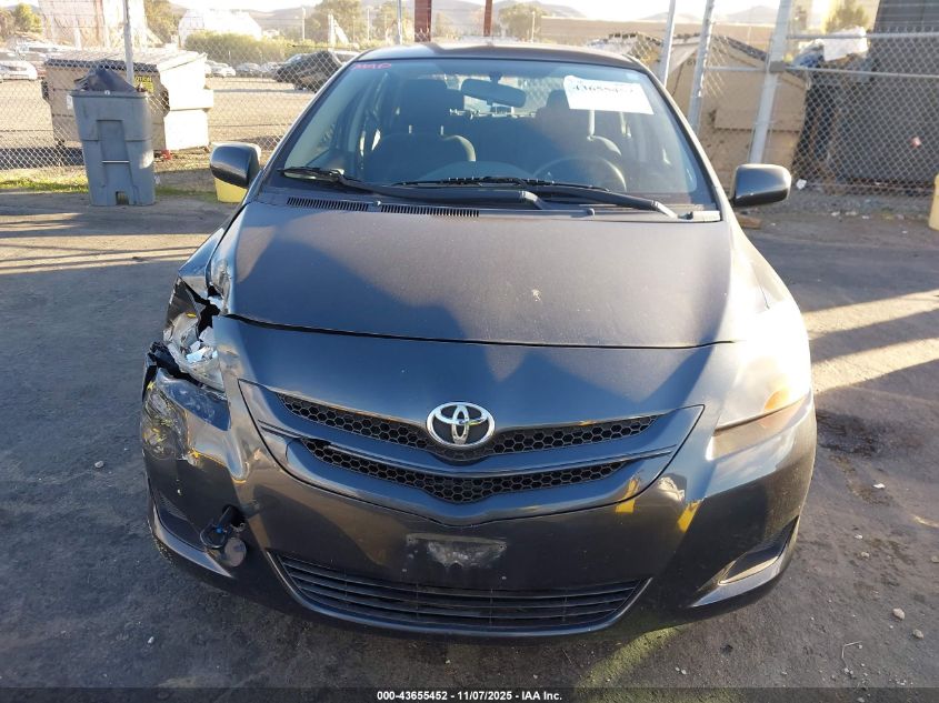 2008 Toyota Yaris VIN: JTDBT923781289413 Lot: 43655452