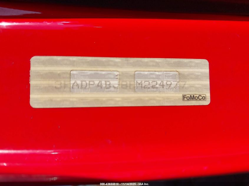 2015 Ford Fiesta Se VIN: 3FADP4BJ8FM224977 Lot: 43655518