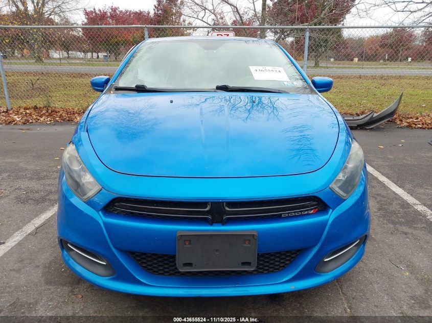 2015 Dodge Dart Sxt VIN: 1C3CDFBB6FD415865 Lot: 43655524