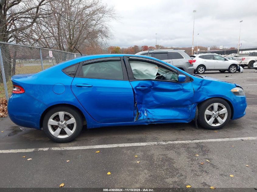 2015 Dodge Dart Sxt VIN: 1C3CDFBB6FD415865 Lot: 43655524