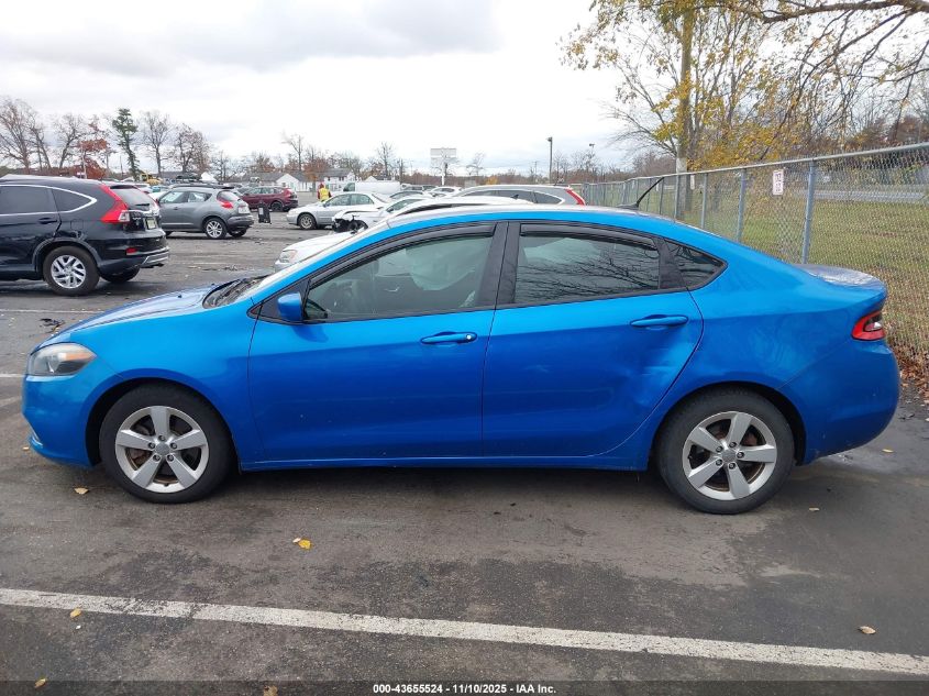 2015 Dodge Dart Sxt VIN: 1C3CDFBB6FD415865 Lot: 43655524