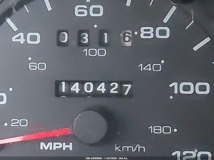 2000 Mercury Sable Gs VIN: 1MEFM58U8YG631826 Lot: 43655586