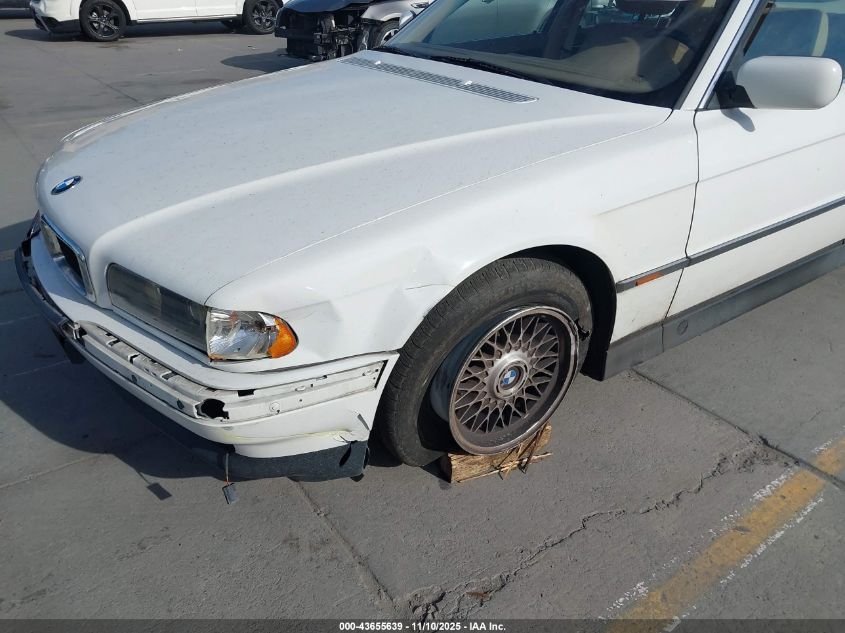 1995 BMW 740 I Automatic VIN: WBAGF6326SDH07791 Lot: 43655639