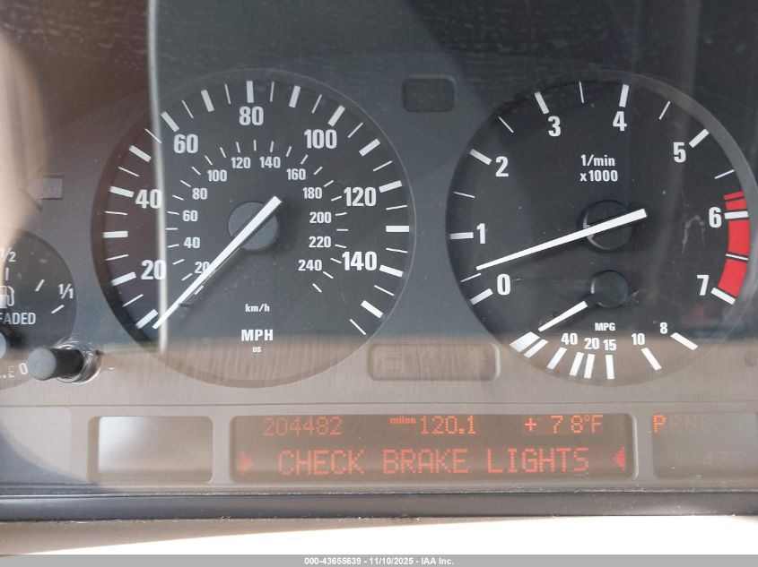 1995 BMW 740 I Automatic VIN: WBAGF6326SDH07791 Lot: 43655639