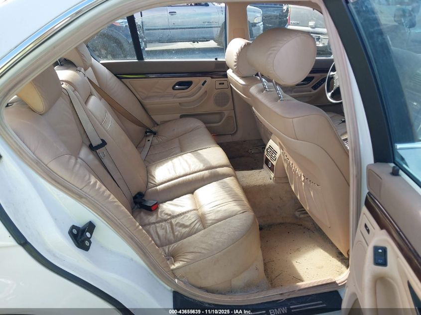 1995 BMW 740 I Automatic VIN: WBAGF6326SDH07791 Lot: 43655639