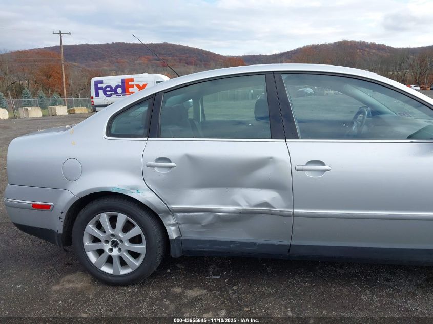 2003 Volkswagen Passat Gls VIN: WVWPD63B43P359303 Lot: 43655645