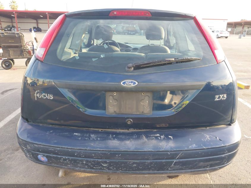 2003 Ford Focus Zx3 VIN: 3FAFP31Z73R166871 Lot: 43655702