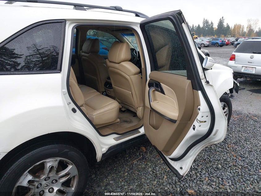 2007 Acura Mdx Technology Package VIN: 2HNYD28377H505390 Lot: 43655747
