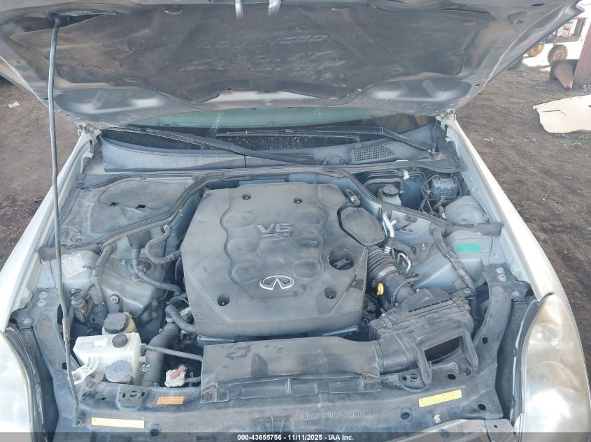 2004 Infiniti G35 VIN: JNKCV51E64M600802 Lot: 43655756