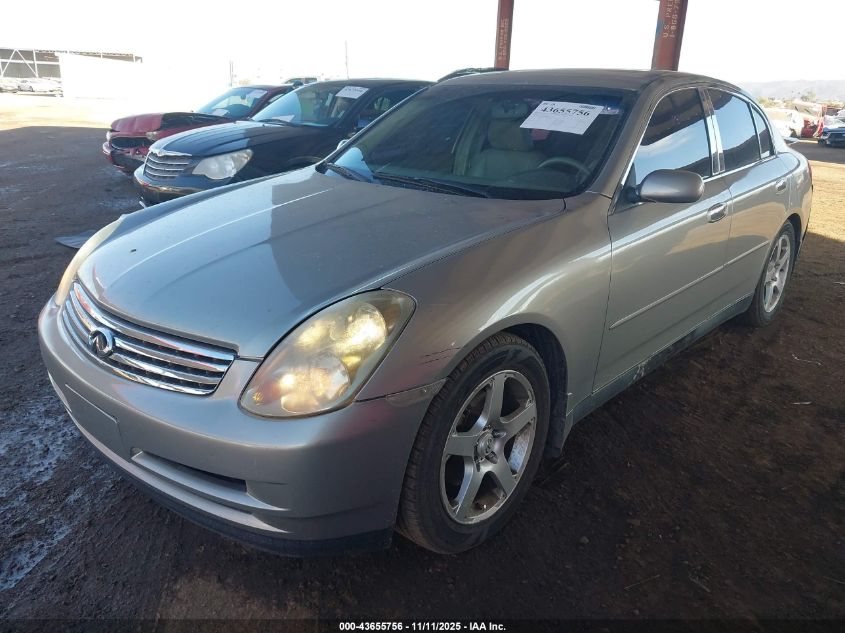 2004 Infiniti G35 VIN: JNKCV51E64M600802 Lot: 43655756