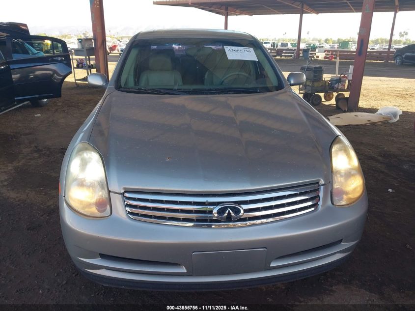 2004 Infiniti G35 VIN: JNKCV51E64M600802 Lot: 43655756