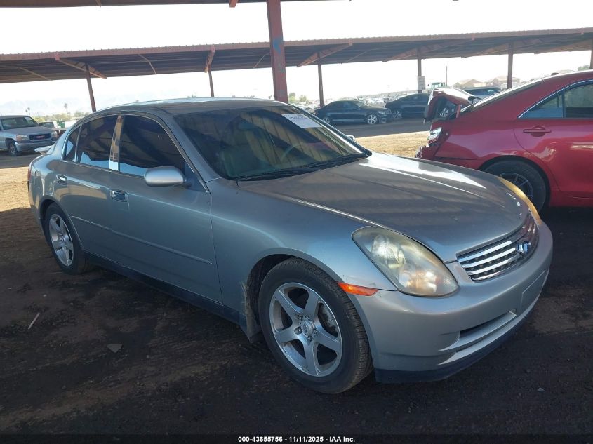 2004 Infiniti G35 VIN: JNKCV51E64M600802 Lot: 43655756
