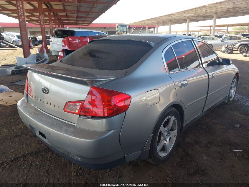 2004 Infiniti G35 VIN: JNKCV51E64M600802 Lot: 43655756