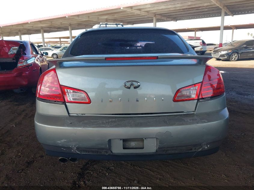 2004 Infiniti G35 VIN: JNKCV51E64M600802 Lot: 43655756
