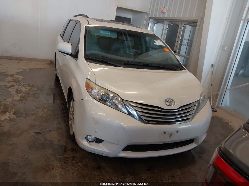 2011 Toyota Sienna Limited V6 VIN: 5TDYK3DC1BS040428 Lot: 43655811