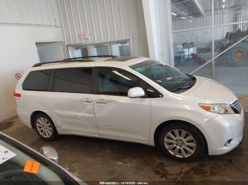 2011 Toyota Sienna Limited V6 VIN: 5TDYK3DC1BS040428 Lot: 43655811