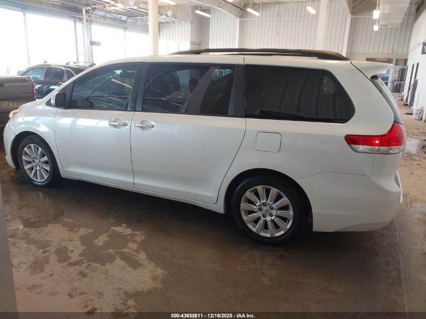 2011 Toyota Sienna Limited V6 VIN: 5TDYK3DC1BS040428 Lot: 43655811