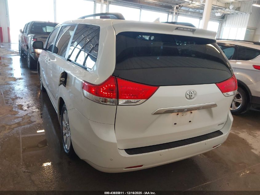 2011 Toyota Sienna Limited V6 VIN: 5TDYK3DC1BS040428 Lot: 43655811