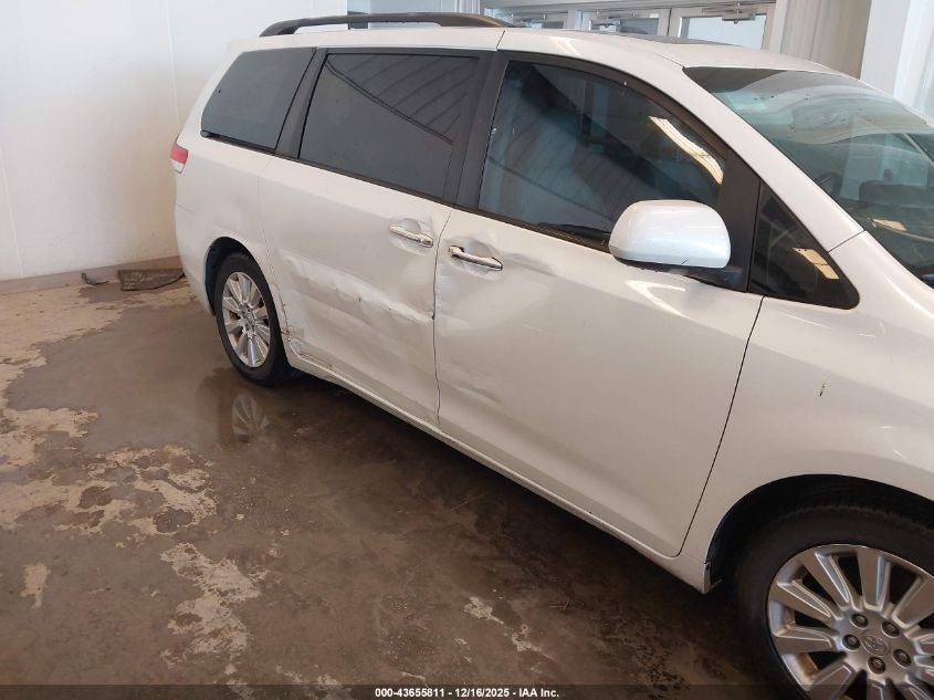 2011 Toyota Sienna Limited V6 VIN: 5TDYK3DC1BS040428 Lot: 43655811