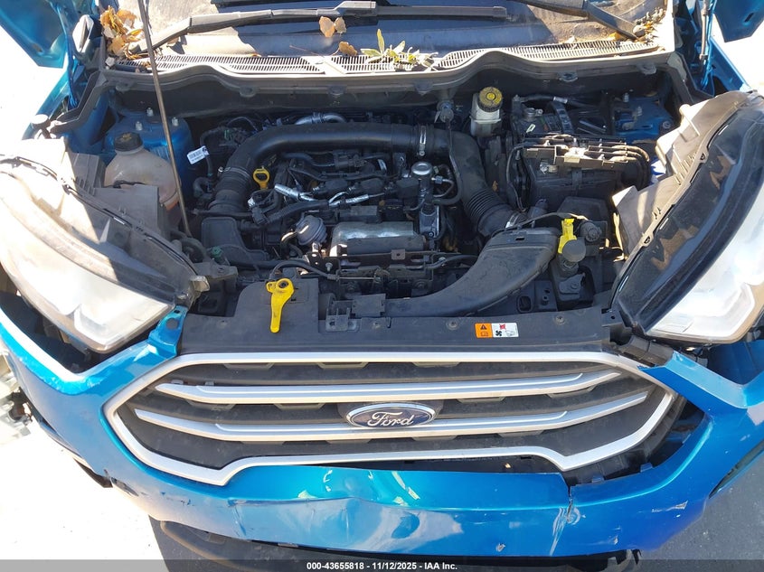 2018 Ford Ecosport Se VIN: MAJ3P1TE0JC243786 Lot: 43655818