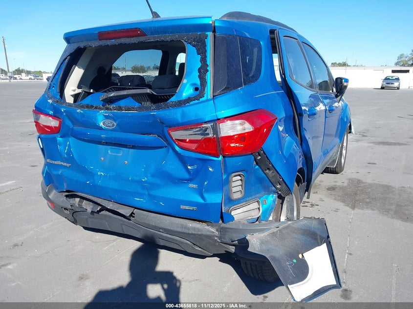 2018 Ford Ecosport Se VIN: MAJ3P1TE0JC243786 Lot: 43655818