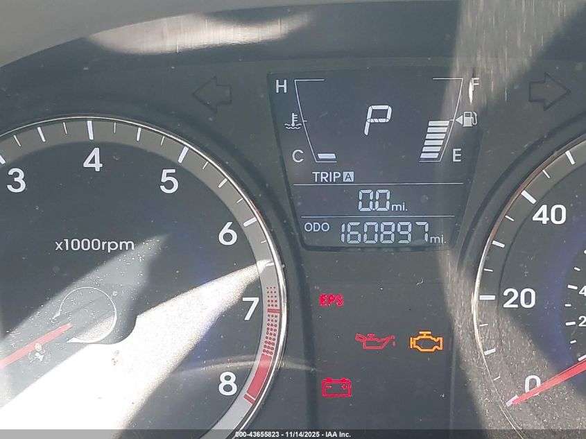 2013 Hyundai Accent Gls VIN: KMHCU4AE3DU468592 Lot: 43655823