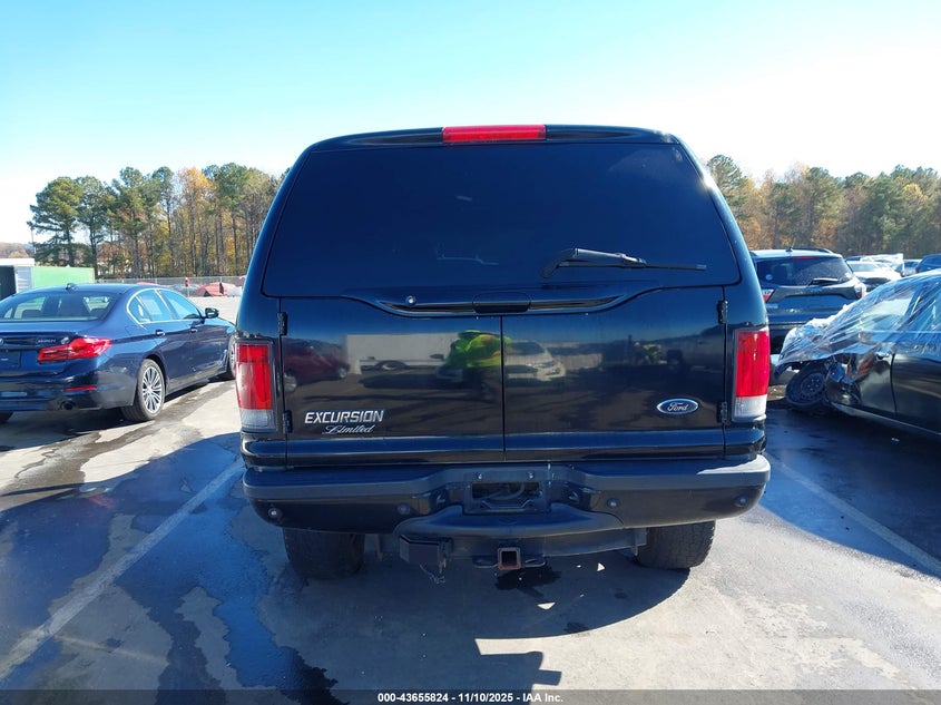 2003 Ford Excursion Limited VIN: 1FMNU43S33EA91945 Lot: 43655824