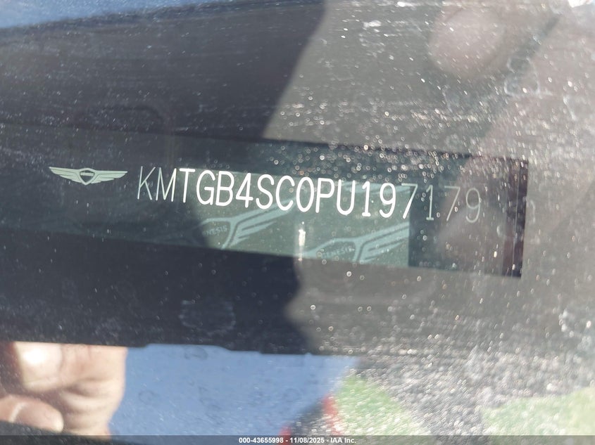 2023 Genesis G80 2.5T Awd VIN: KMTGB4SC0PU197179 Lot: 43655998