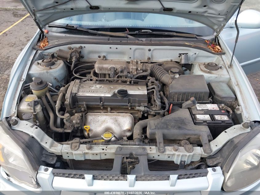 2005 Hyundai Accent Gls VIN: KMHCG45C35U579399 Lot: 43656070