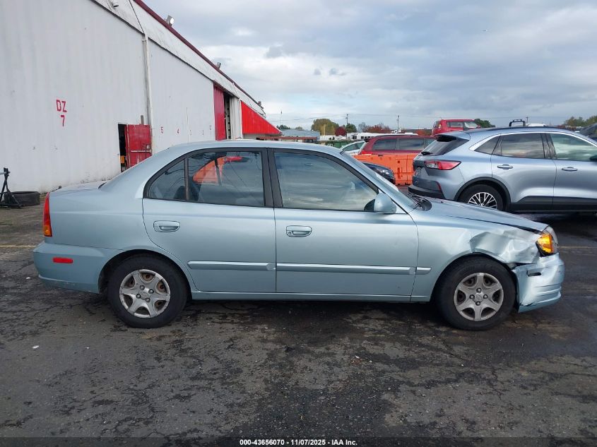 2005 Hyundai Accent Gls VIN: KMHCG45C35U579399 Lot: 43656070