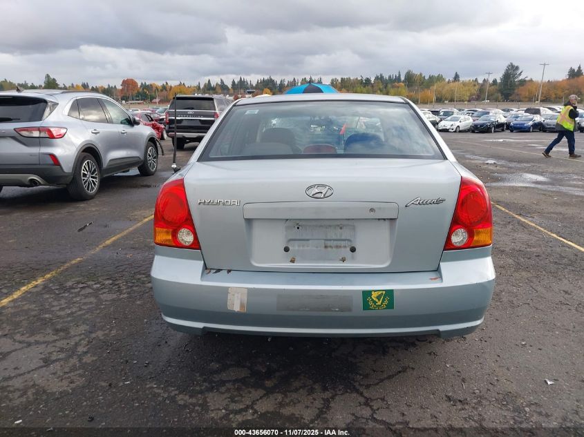 2005 Hyundai Accent Gls VIN: KMHCG45C35U579399 Lot: 43656070