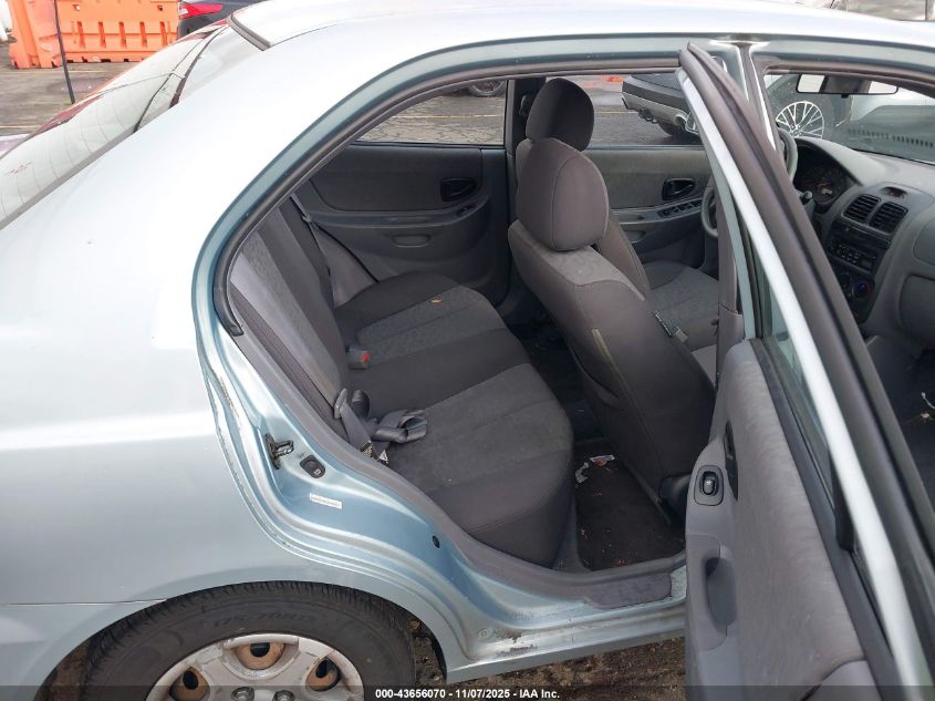 2005 Hyundai Accent Gls VIN: KMHCG45C35U579399 Lot: 43656070